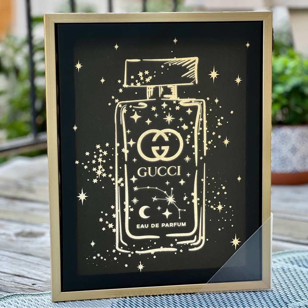 Luxury Wall Art - Gucci Perfume Bottle